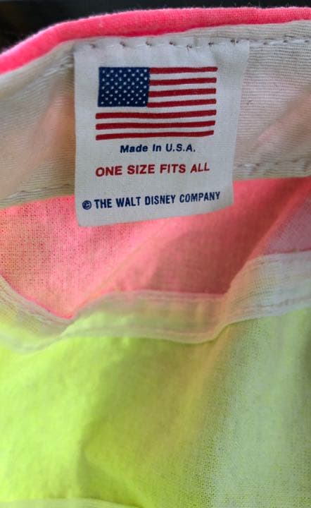 ミッキー　ジェットキャップUSA製 古着 アメリカ製 ディズニー