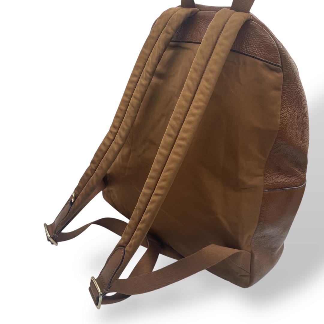 美品　A4 コーチ　リュック　バックパック　チャーリー　レザー　茶 ブラウン