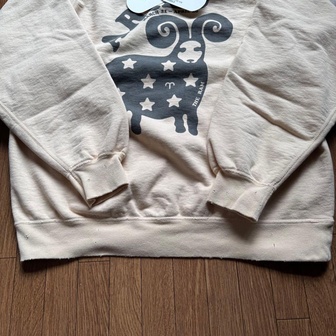 NEXUSVII. 星座 スウェット 牡羊座 ベージュ Lサイズ ARIES