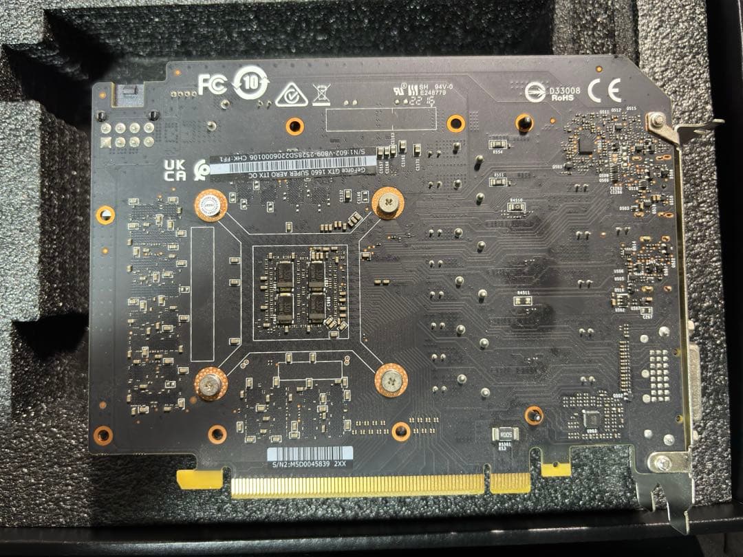 グラフィックボード・グラボ・ビデオカード MSI AERO ITX GeForce GTX 1660 Super