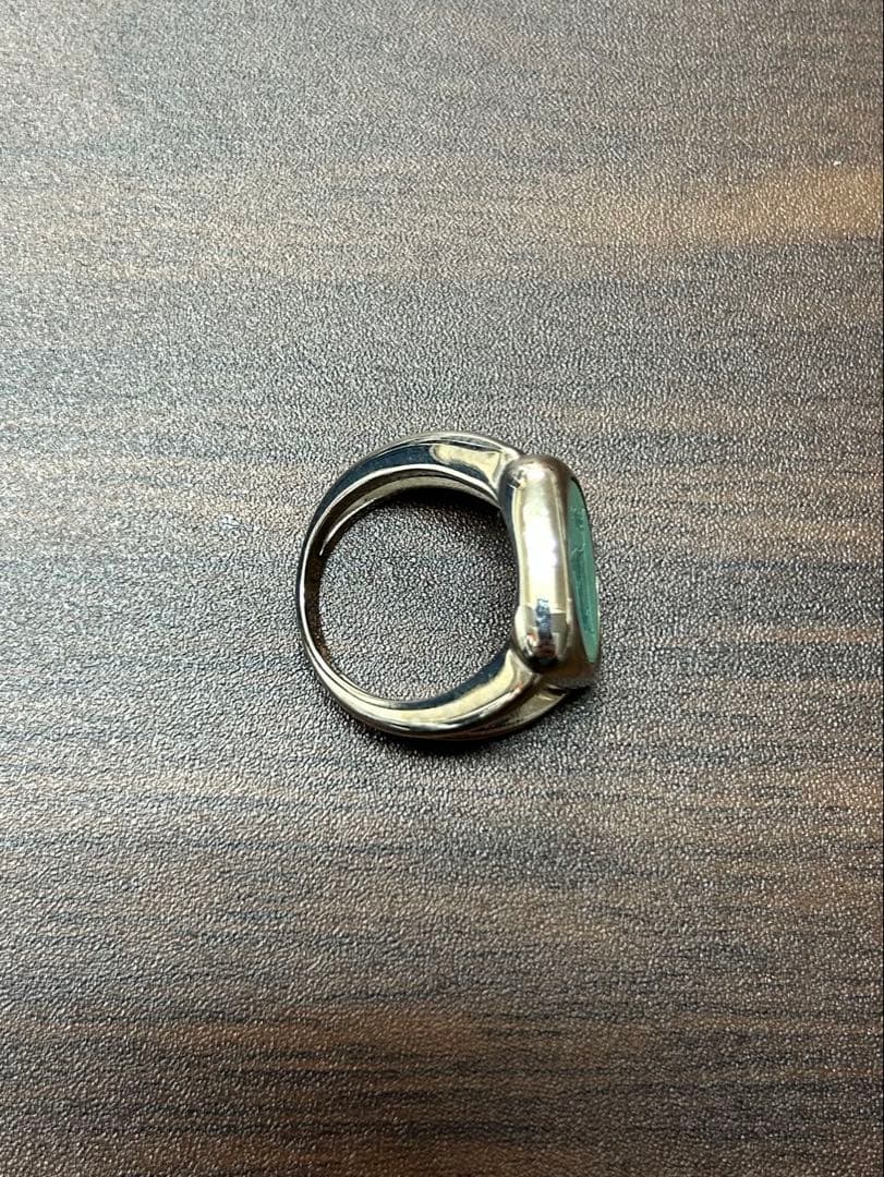 藤浦　エルメス 90年代 コロゾ ホース リング シルバー　53号