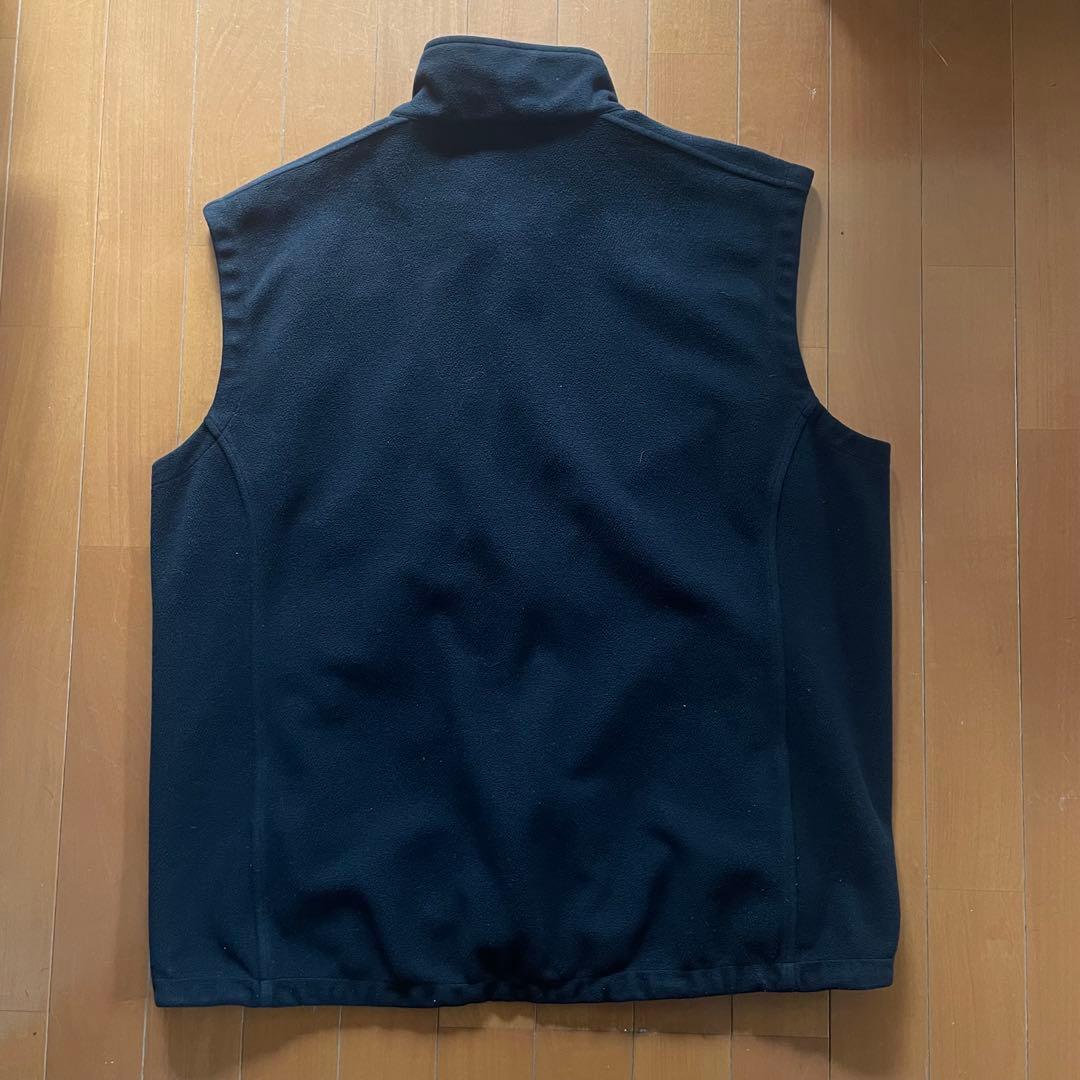THE NORTH FACE 黒 フリース ベスト ジップ ポケット 00s
