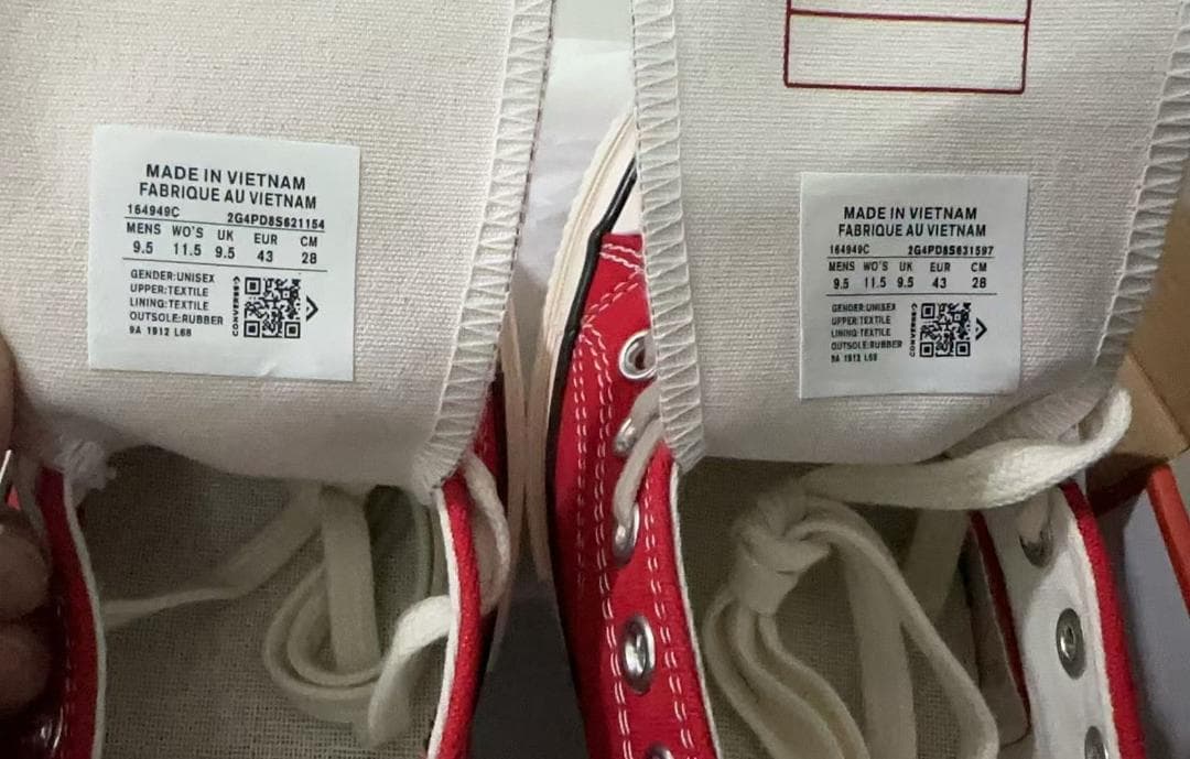 【未使用品】CT70 赤 ローカット 28cm