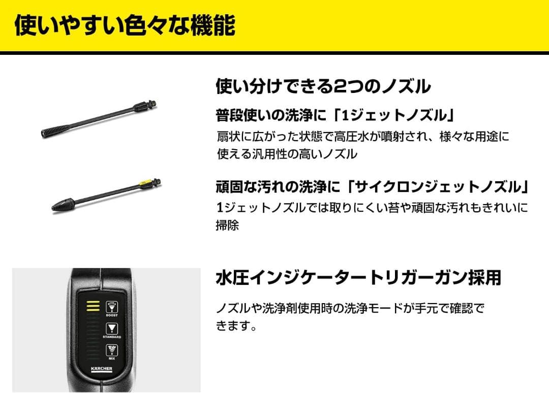 ケルヒャー　高圧洗浄機 36V /5Ah K2 コードレス バッテリーセット