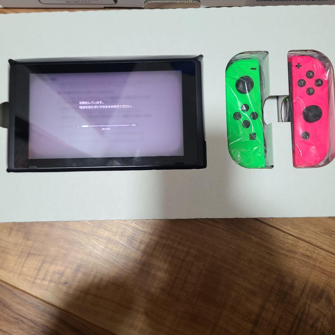 箱抜き即日発送Nintendo Switch グリーン/ピンク ジョイコン