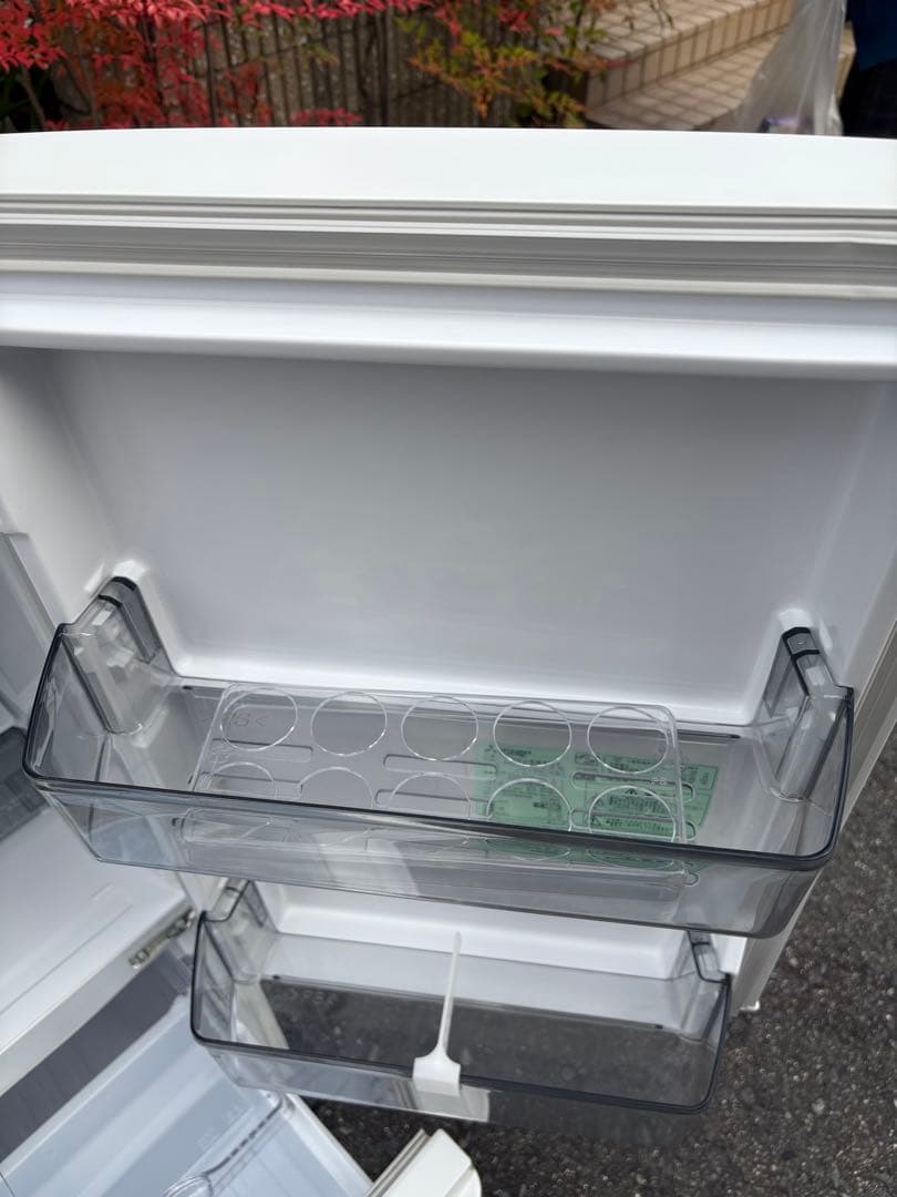 【2021年製】三菱ノンフロン冷凍冷蔵庫 MR-P15EG-W