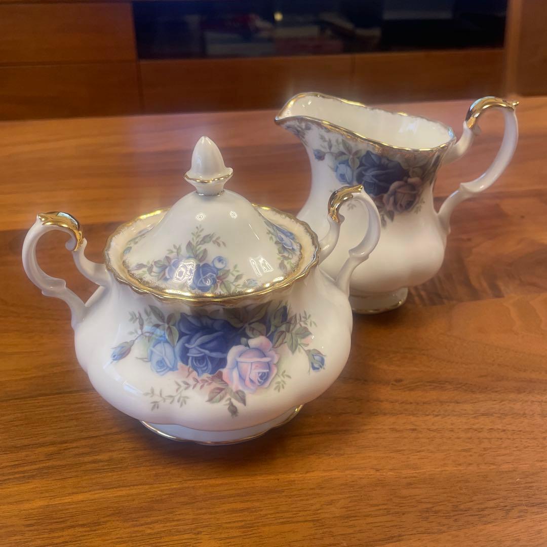   シュガーポット・クリーマー 廃盤　ブルー