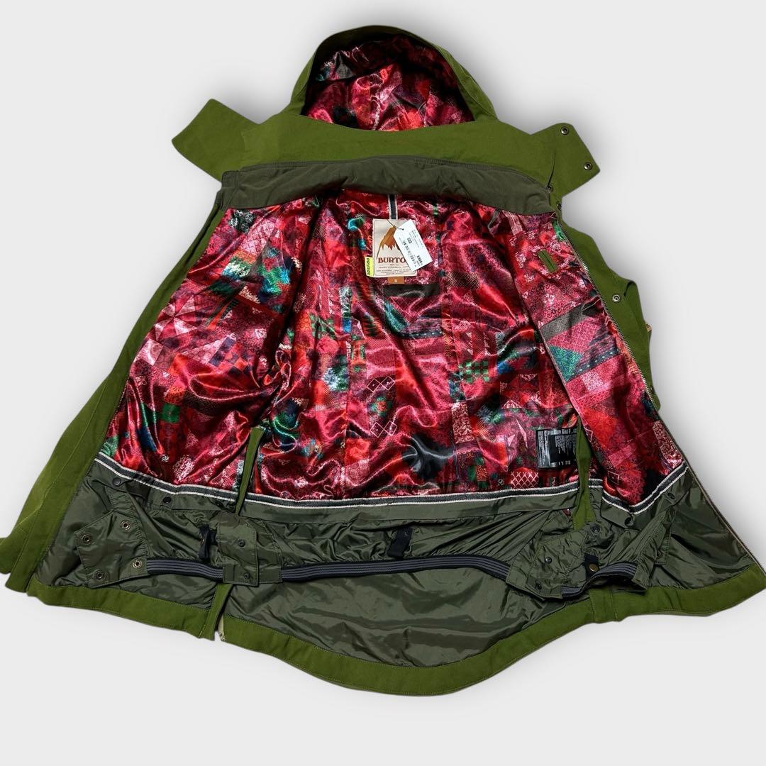 BURTON (S) スノーボードウェア　ジャケット　アースカラー　帽子脱着可能