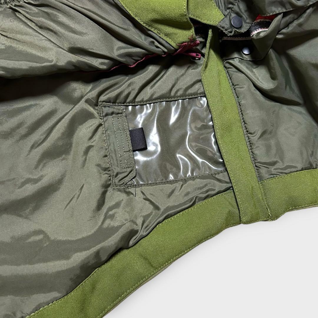 BURTON (S) スノーボードウェア　ジャケット　アースカラー　帽子脱着可能