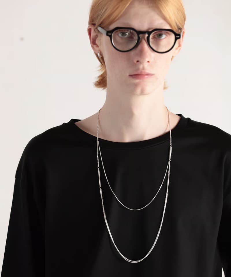 アクセサリー OX JEWELRY High-end 2WAY Bar Necklace