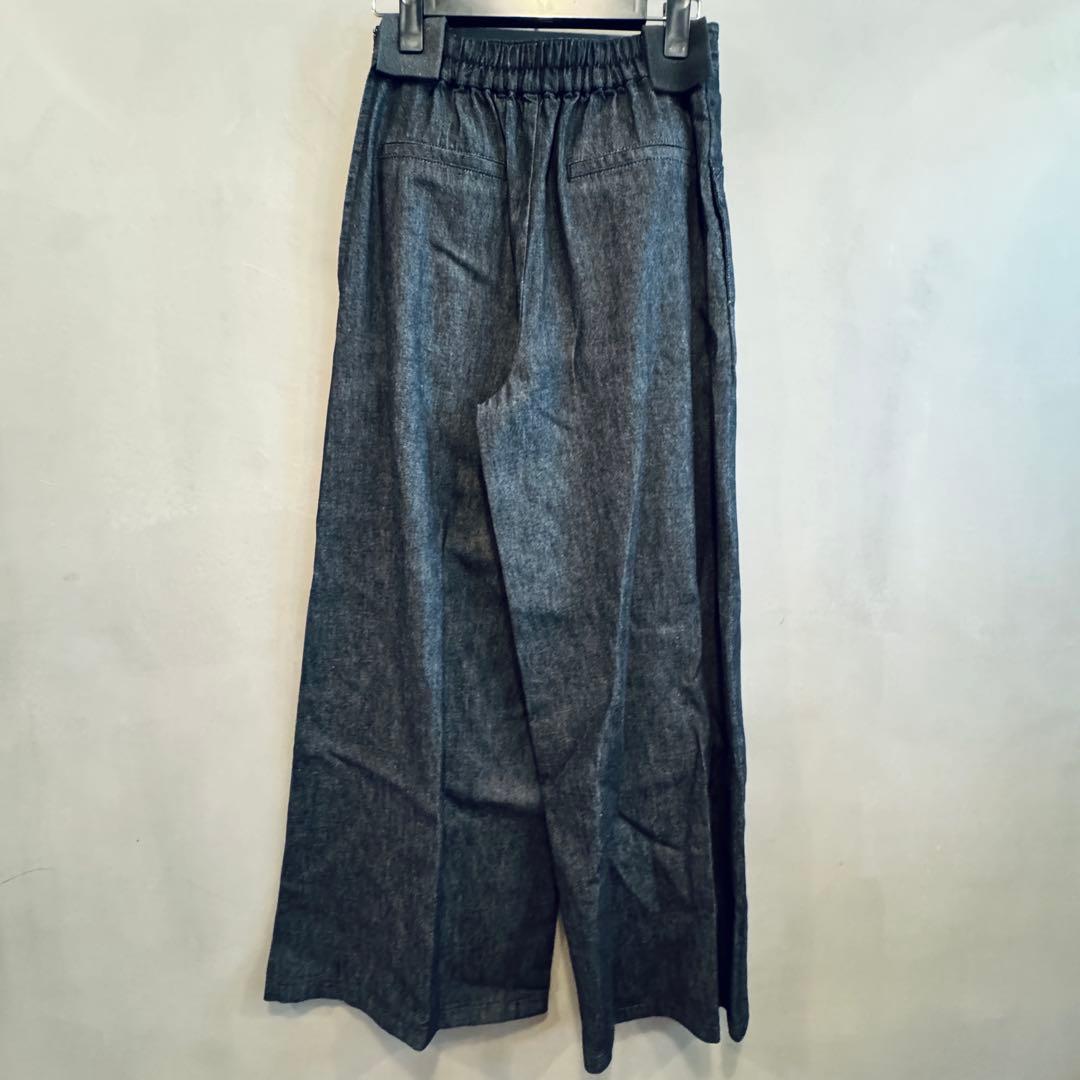 25SS 新品 Rene ルネ デニムパンツ ブラック 36 ワイド