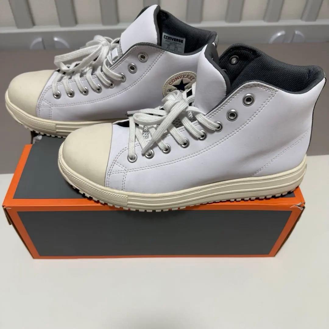 コンバース　オールスター　CPD ハイカット　安全靴　ホワイト