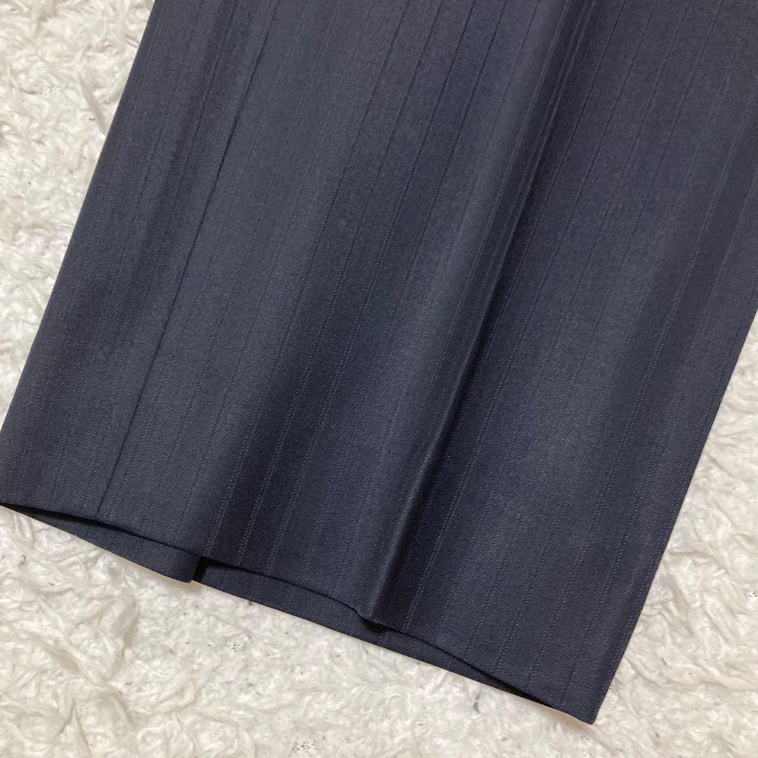 極美品♡ 23区 Bahariye パンツスーツ セットアップ ストライプ 紺