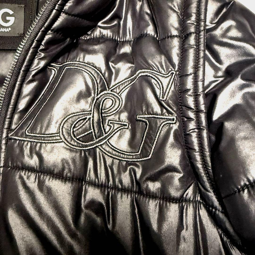 D&G DOLCE&GABBANA ダウンジャケット ショート 黒 ブラック