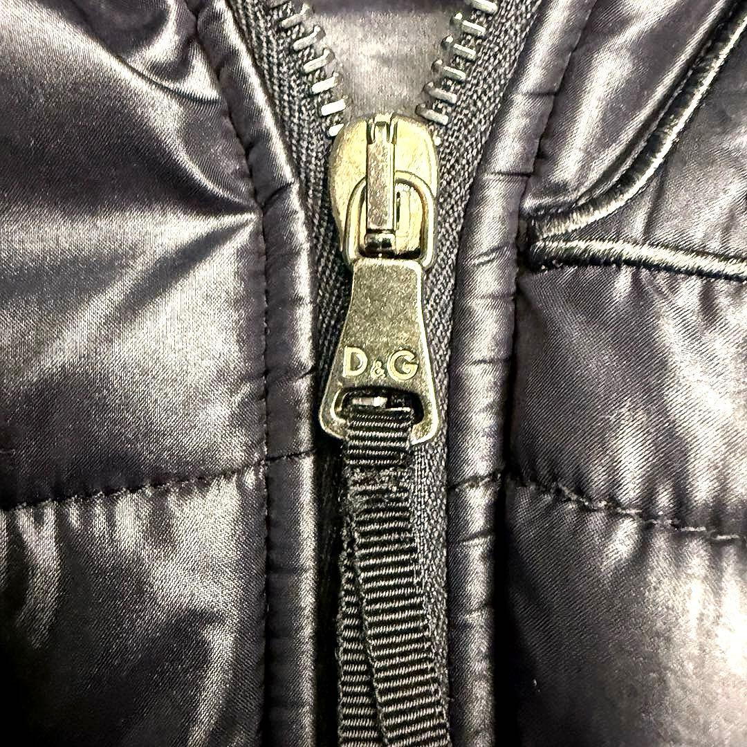 D&G DOLCE&GABBANA ダウンジャケット ショート 黒 ブラック