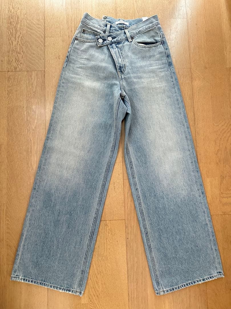 moussy CROSS WAIST WIDE ストレート サイズ1