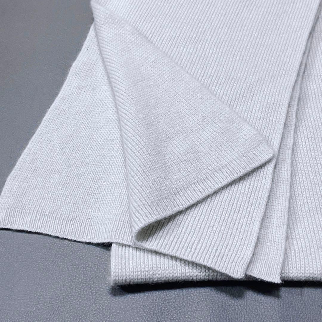 ★美品★マーガレットハウエル　カシミヤ100% マフラー　アイボリー(623)