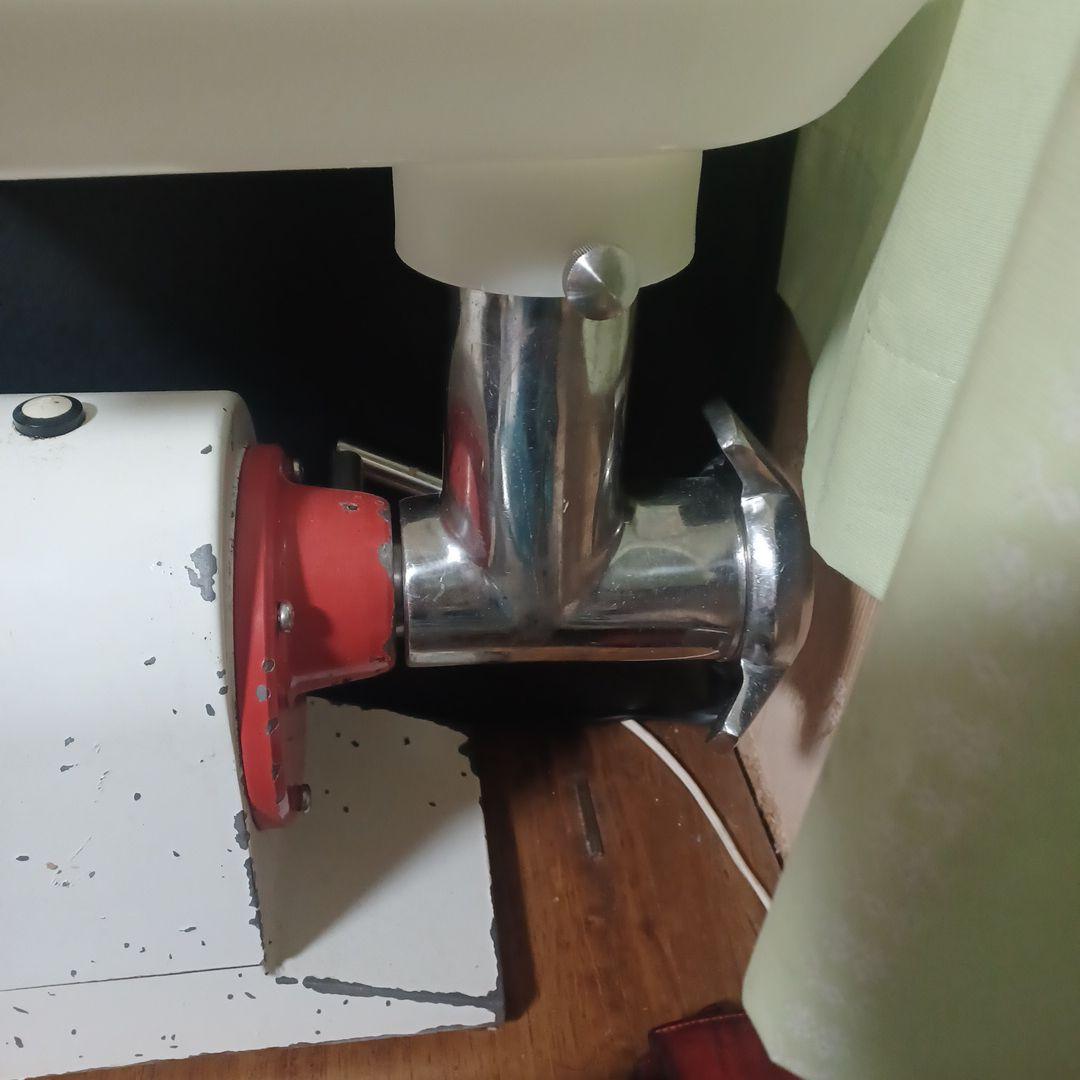 フードプロセッサー ホワイト・レッド