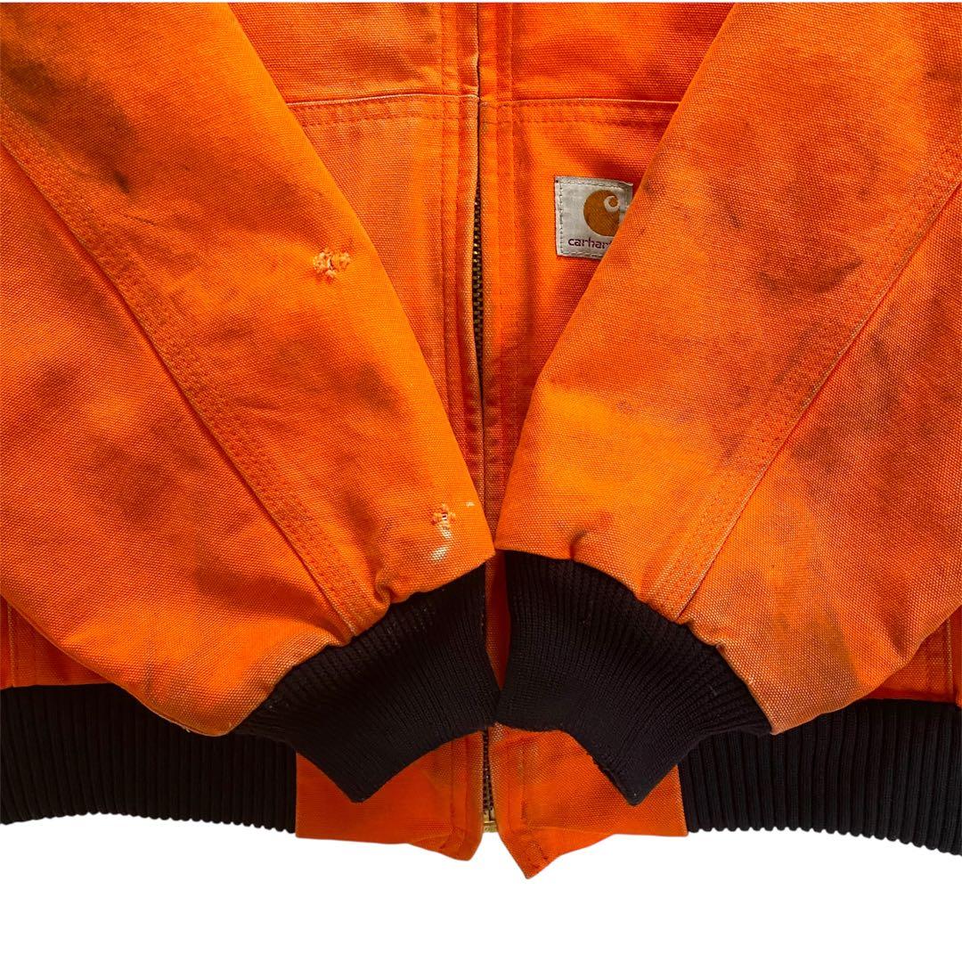 thank  Carhartt　アクティブジャケット　Mオレンジ　USA製