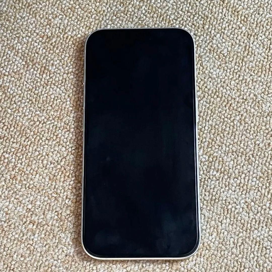 美品 iPhone16 ホワイト128GB SIMフリー バッテリー残量98%