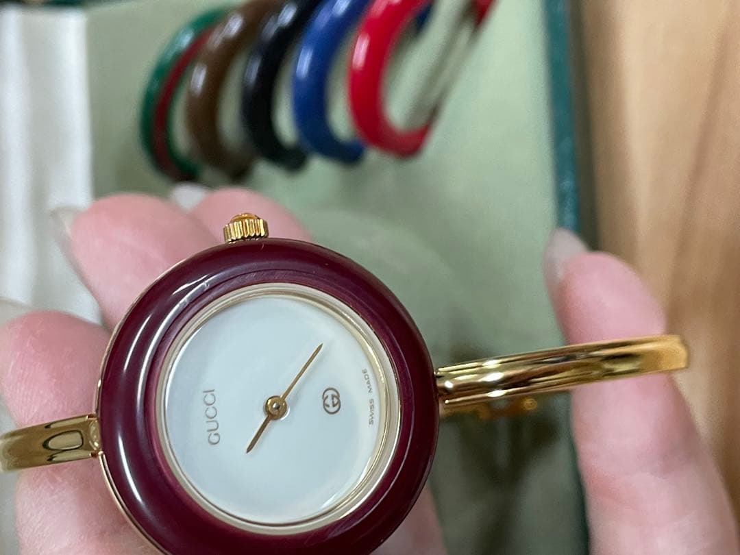 GUCCI✴︎チェンジベゼル腕時計
