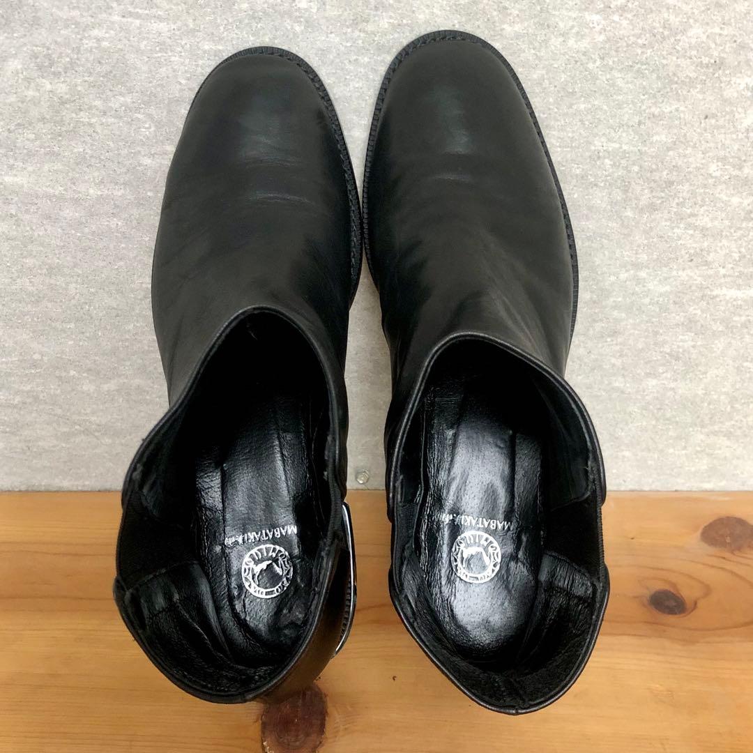 極美品⭐️MABATAKI美雨ショートブーツ《ヒールには本物の青い紫陽花✨》