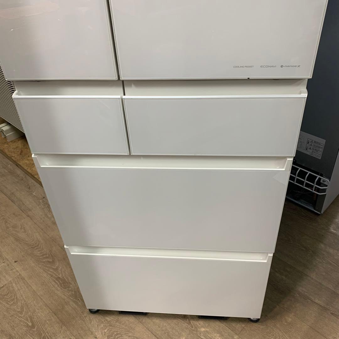 2022年製　パナソニック　6ドア冷蔵庫　450L NR-SPF458X-W