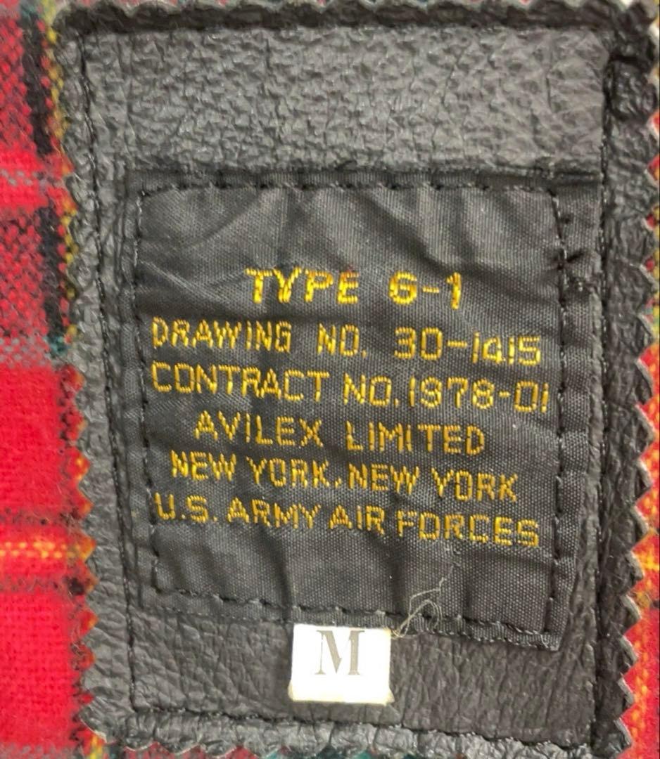 【美品】AVILEX レザー カーコート 革ジャン 裏地チェック 菅田将暉 黒