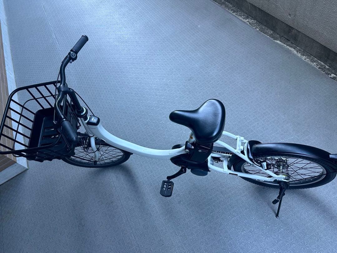 美品 Panasonic電動アシスト自転車SWBE-FSW012N前カゴ・鍵変更