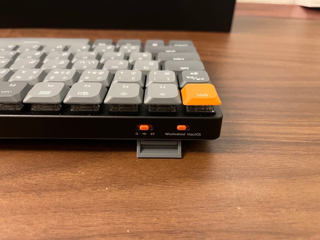 Keychron K17 Max JIS配列 茶軸 WHITE LEDキーボード