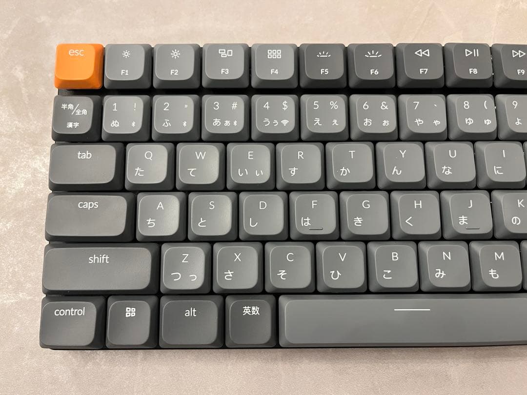 Keychron K17 Max JIS配列 茶軸 WHITE LEDキーボード