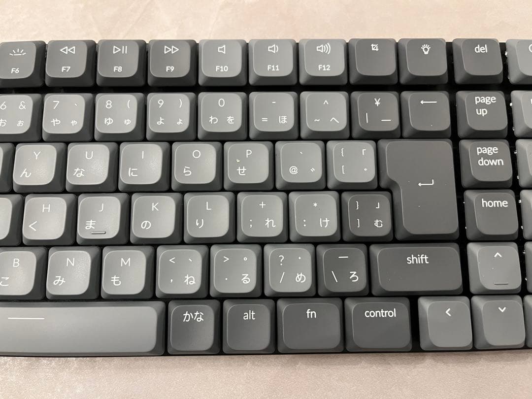 Keychron K17 Max JIS配列 茶軸 WHITE LEDキーボード