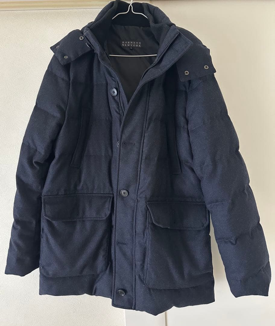 【XL】ダウン バーニーズニューヨーク ネイビー