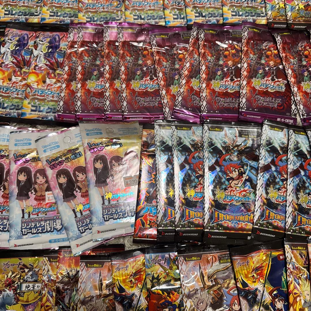 【値下げ不可】バディファイト　未開封パック　154パック　まとめ売り【3962