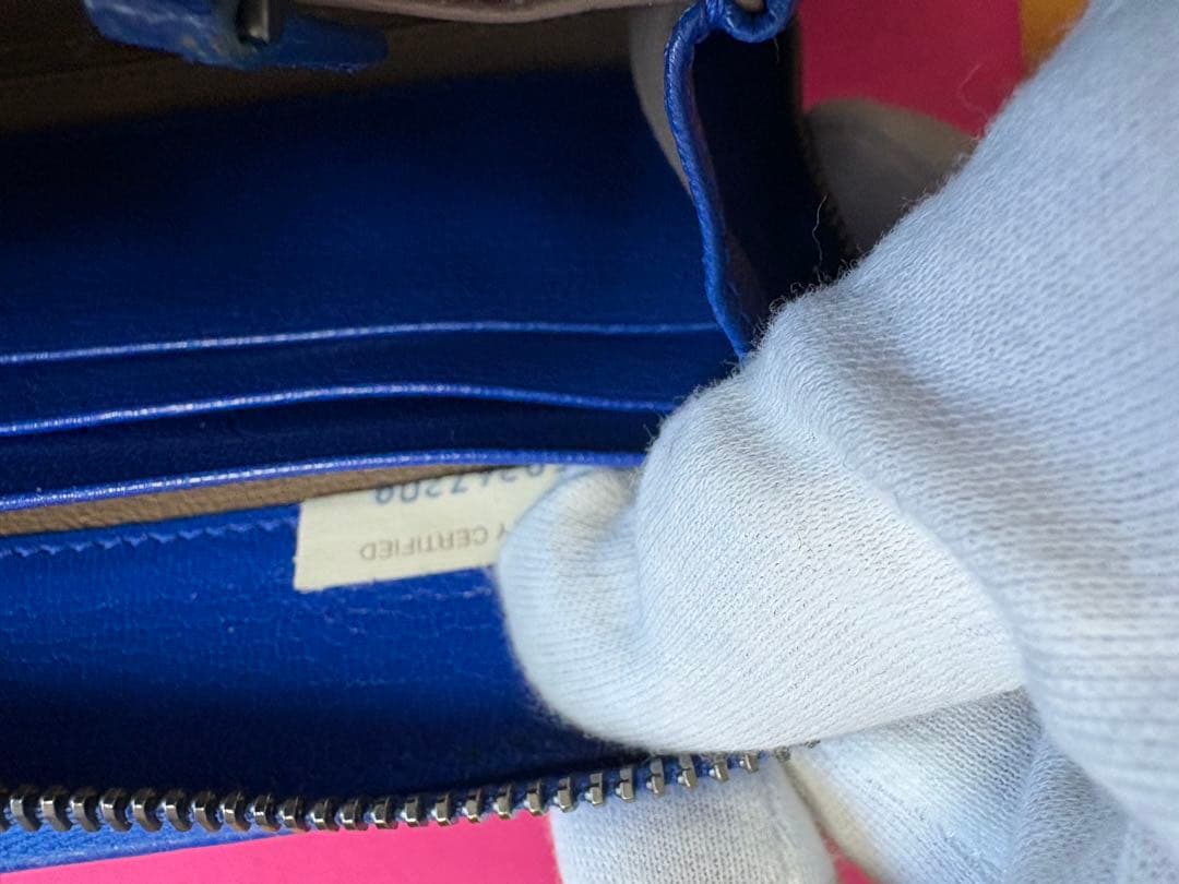 希少　ボッテガヴェネタ ブルー　グラデーション　未使用