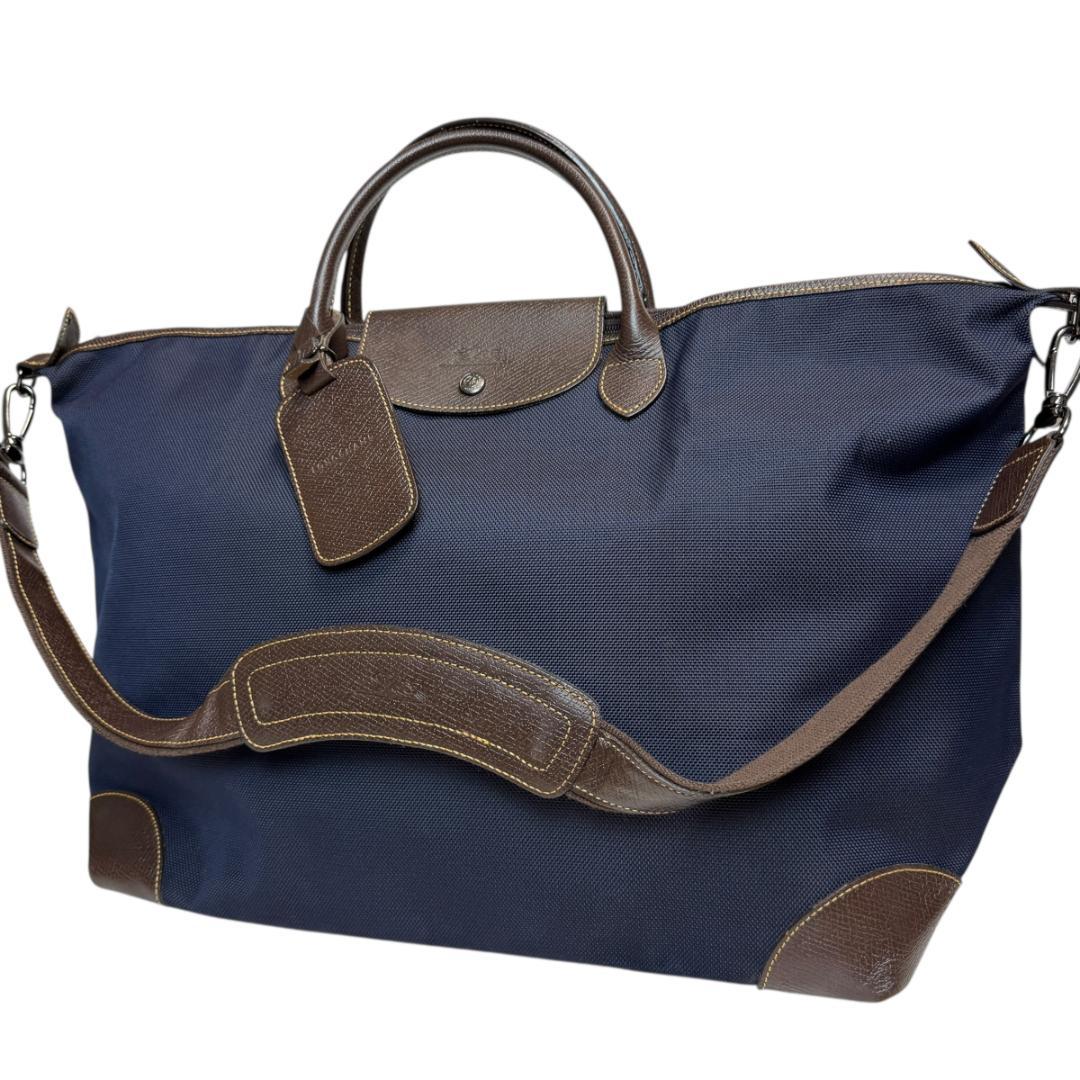 美品 LONGCHAMP 3334 2way ボストンバッグ プリアージュ XL