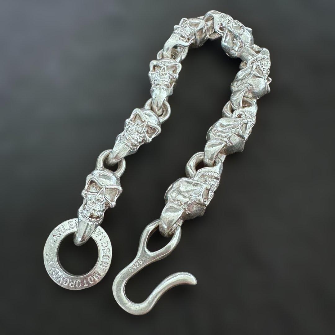 6本　　　重厚感　80’s　スカルブレスレット　ヴィンテージ