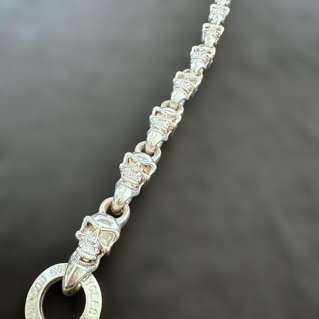 6本　　　重厚感　80’s　スカルブレスレット　ヴィンテージ