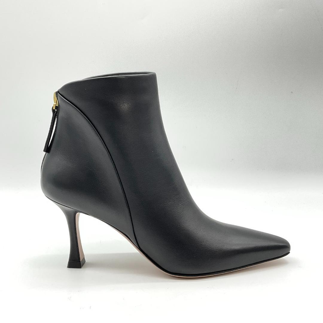 【未使用】PELLICO VENERE バックジップヒールレザーブーツ 36