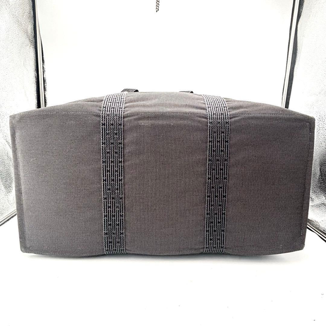 HERMES エルメス エールラインTGM　トートバッグ グレー系 鞄 カバン