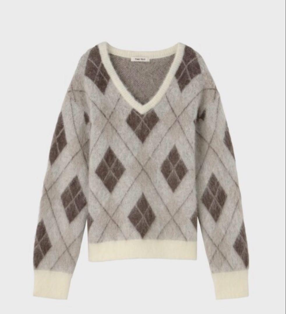 THE TOÉ Sendlinger Argyle Knit