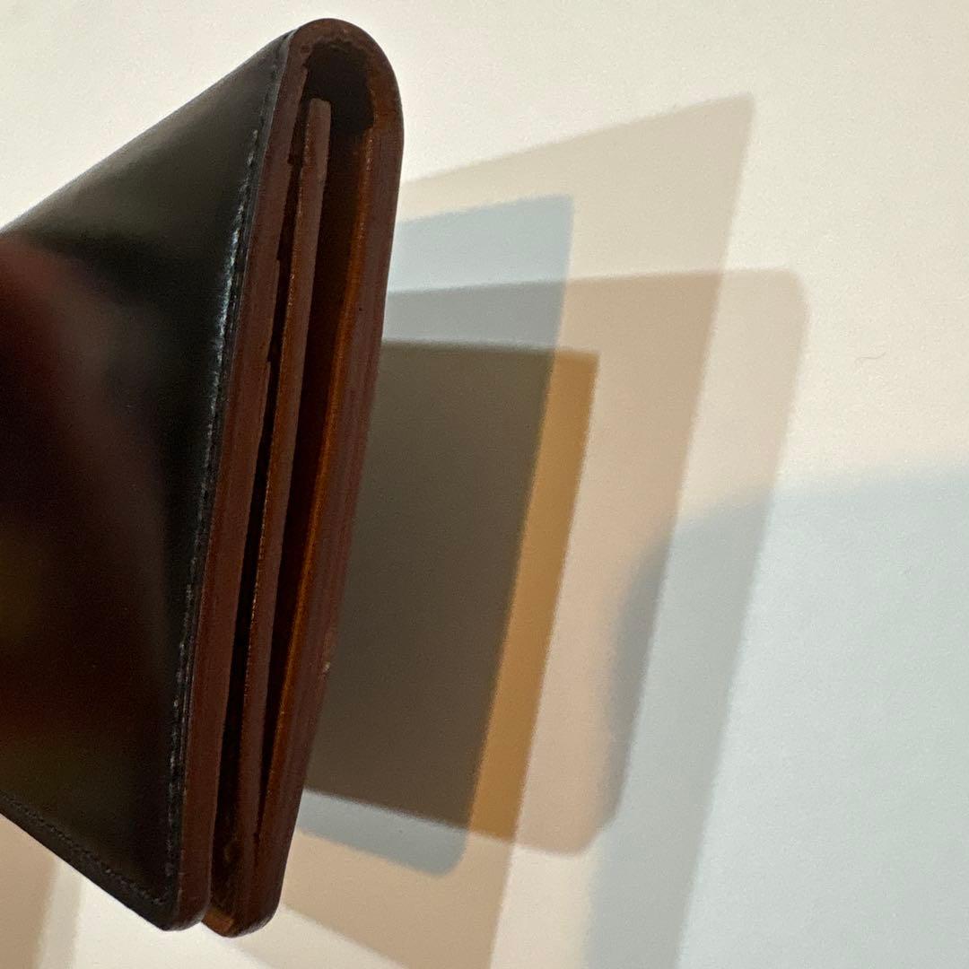 土屋鞄　コードバン 長財布　黒