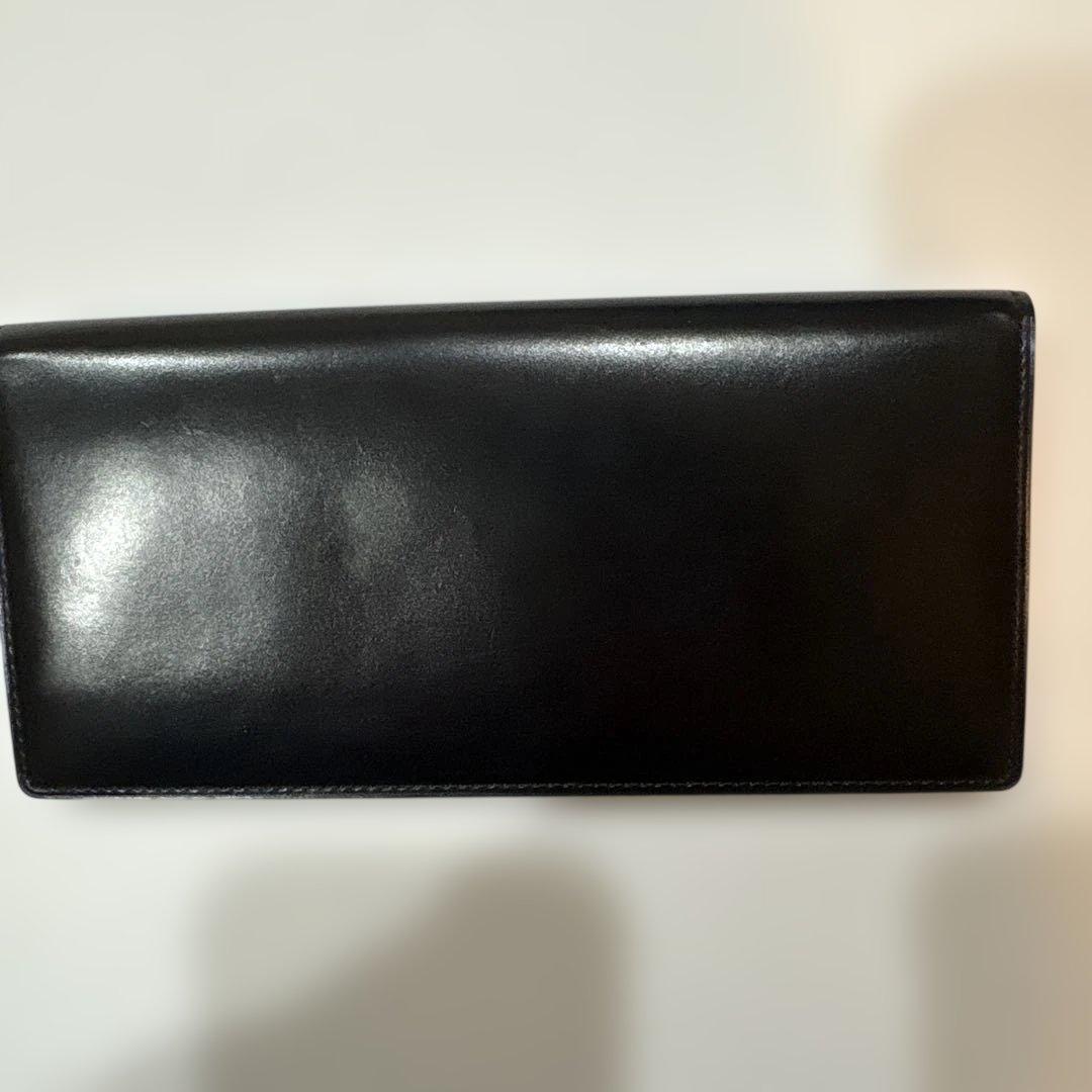 土屋鞄　コードバン 長財布　黒