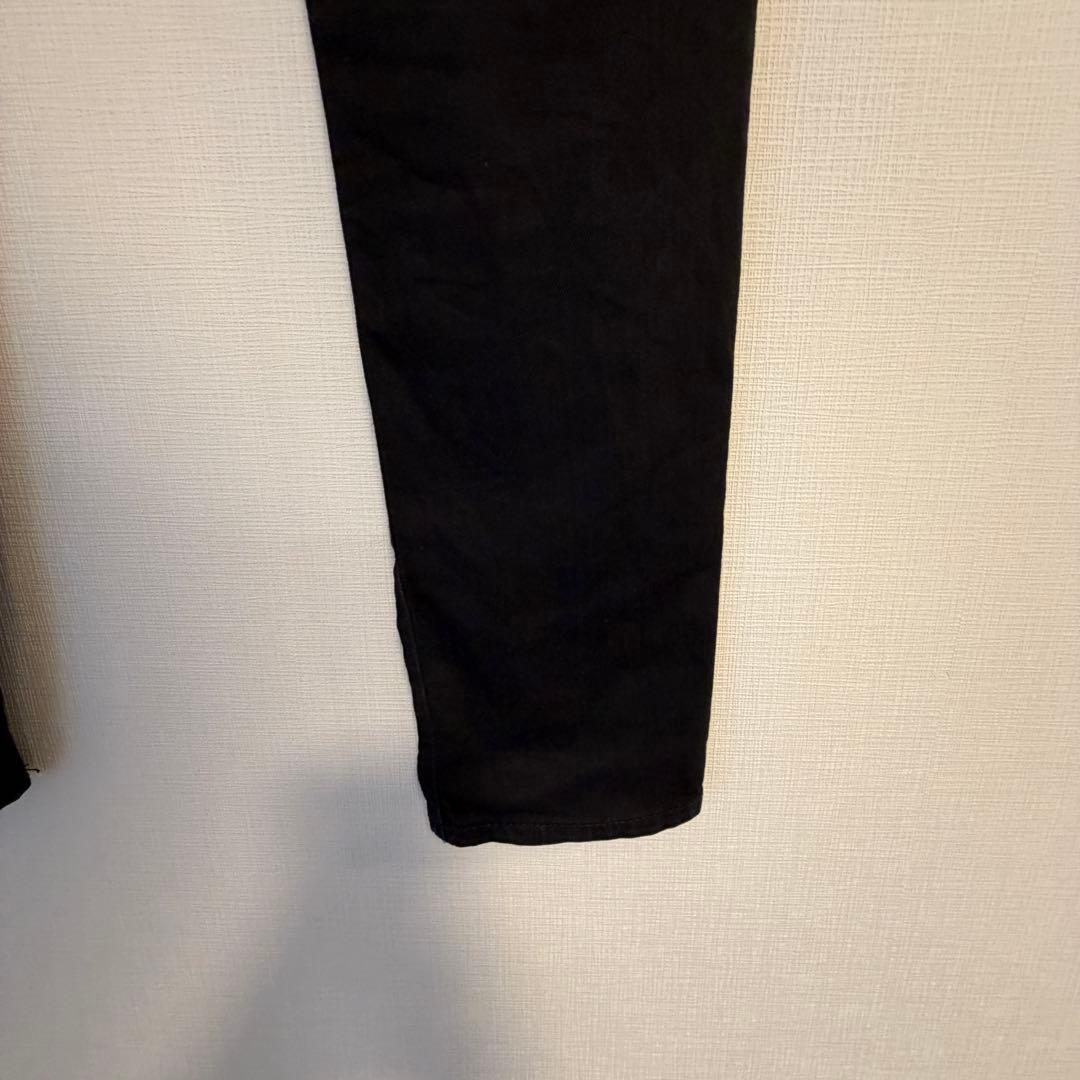 サンローラン ブラックデニムパンツ スリムフィット w33