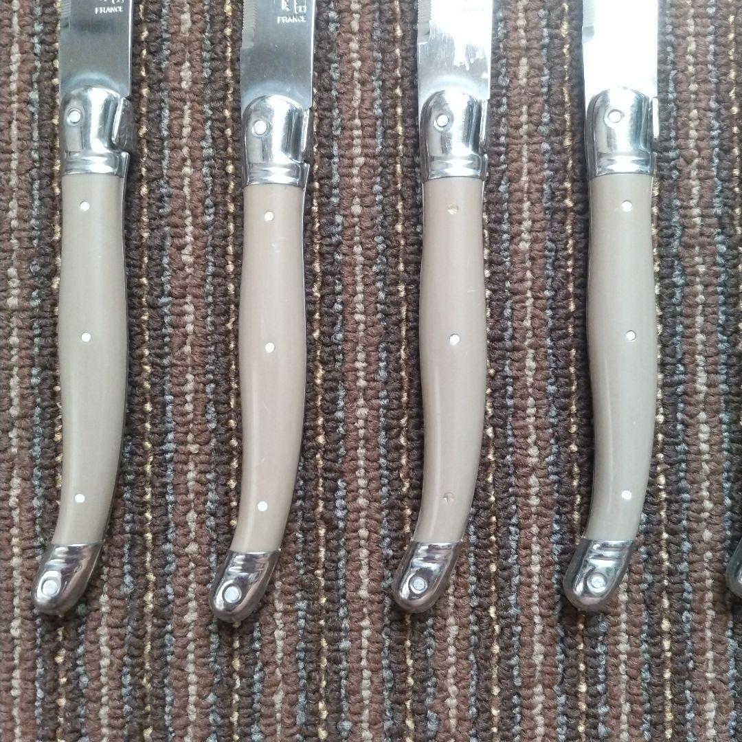 【美品】LAGUIOLE　ラギオール／ライヨール　ステーキナイフ　６本セット