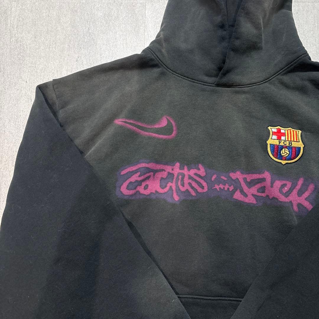 cactus jack travis FC BARCELONA フーディ