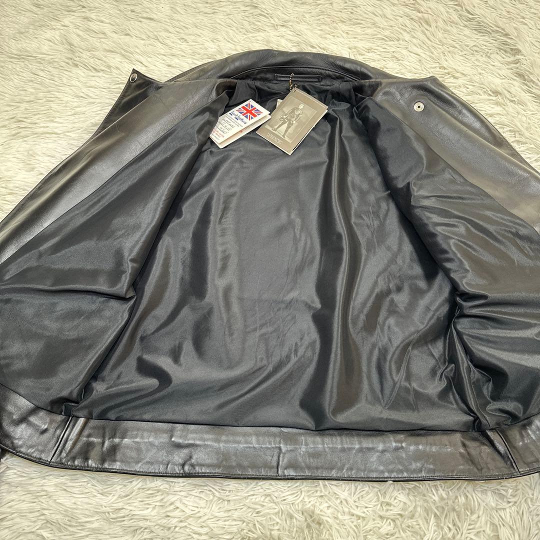 タグ付 極美品✨Lewis Leathers441Tサイクロン 42サイズ 黒