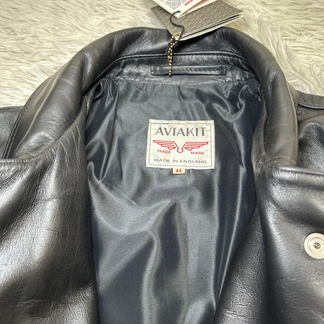 タグ付 極美品✨Lewis Leathers441Tサイクロン 42サイズ 黒