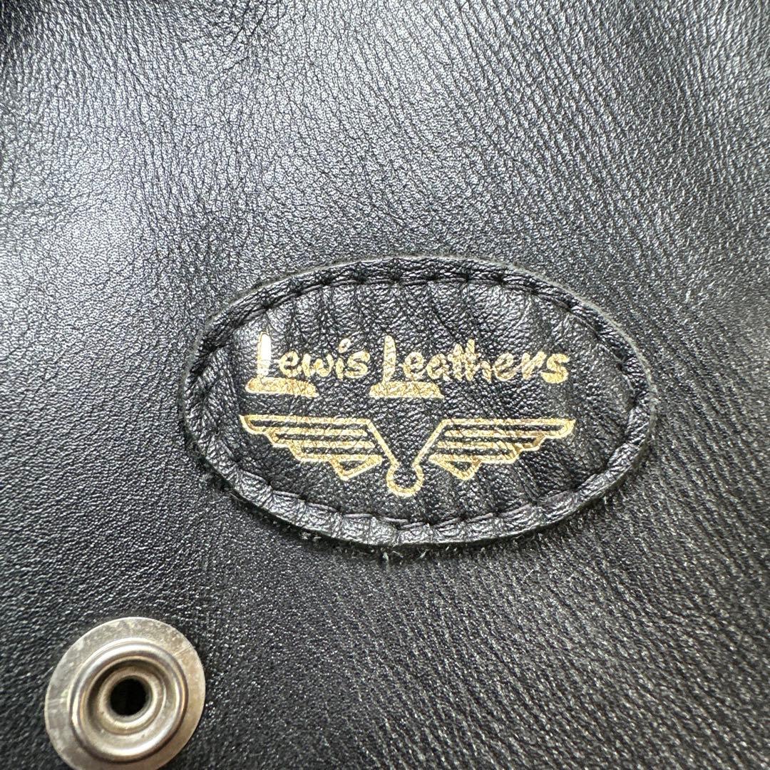 タグ付 極美品✨Lewis Leathers441Tサイクロン 42サイズ 黒