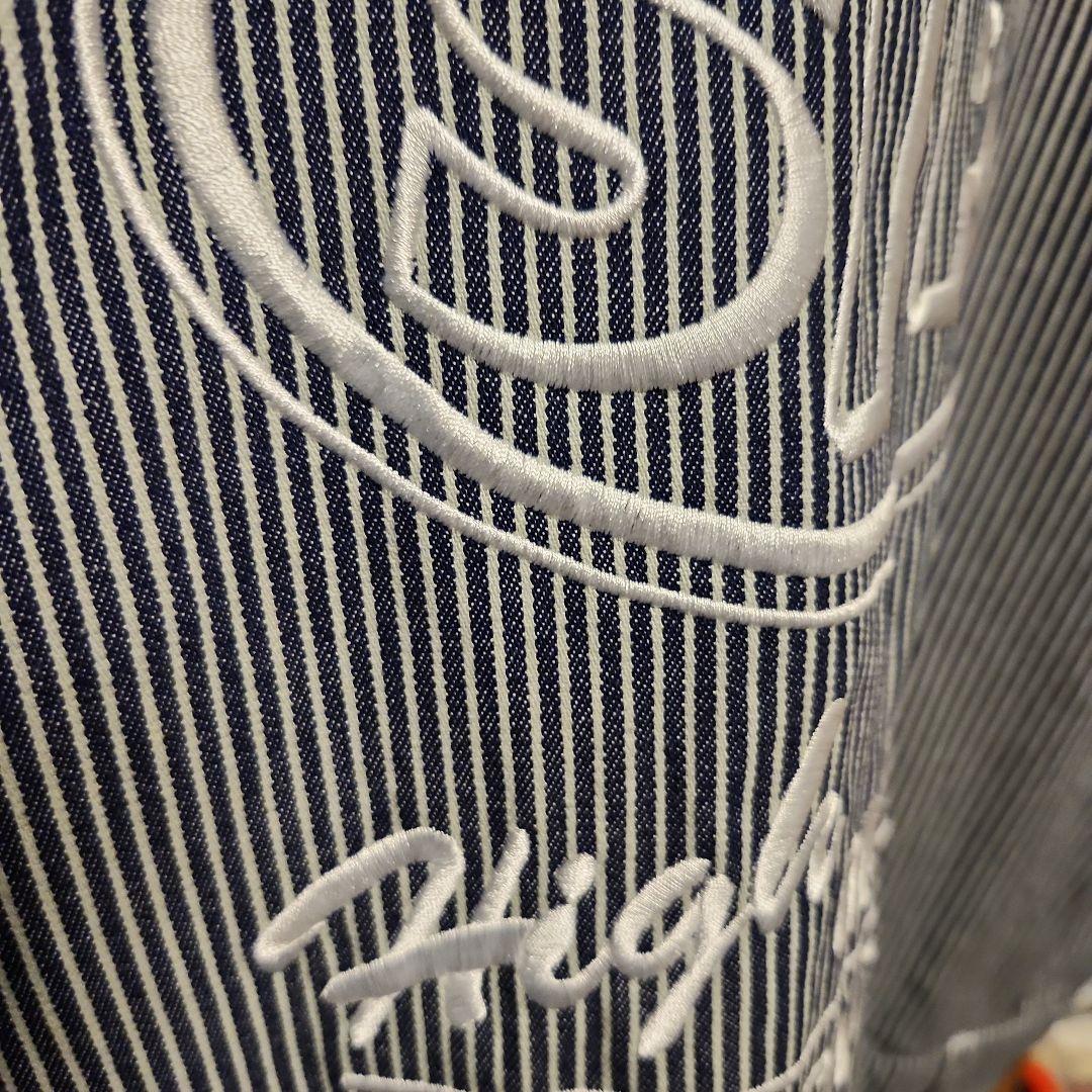 ヒッコリー柄　つなぎ　ビッグサイズ 廃盤